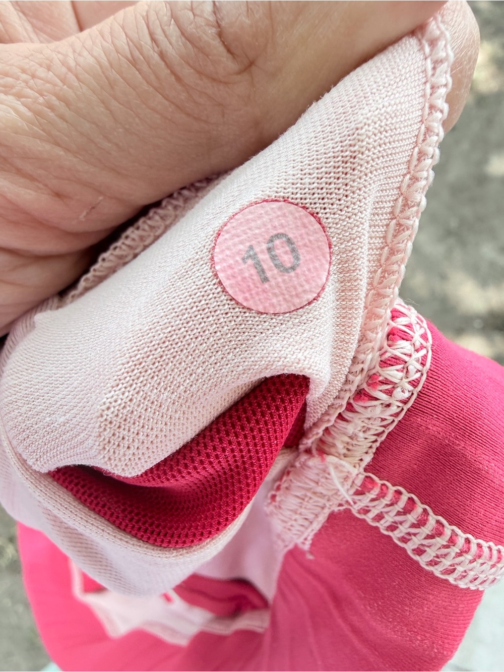 lululemon athletica Hot Pink and Light Pink Sports Bra - Picture 4 of 4